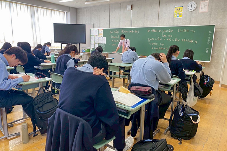 拓殖大学紅陵高等学校 授業風景の写真