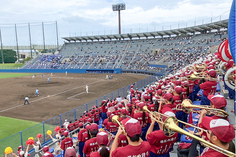 拓殖大学紅陵高等学校 野球応援の写真